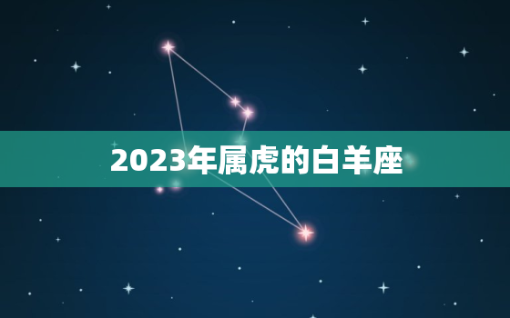 2023年属虎的白羊座(运势大揭秘)