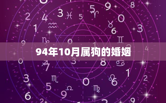 94年10月属狗的婚姻(幸福长久如何做到)