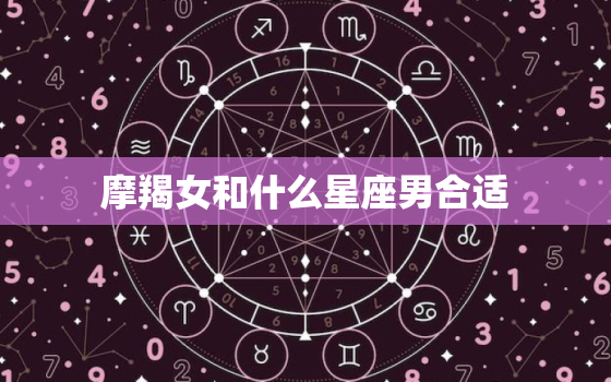 摩羯女和什么星座男合适(星座配对大揭秘)