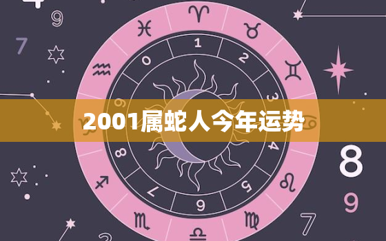 2001属蛇人今年运势(顺风顺水财运亨通)