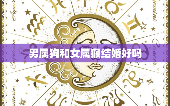 男属狗和女属猴结婚好吗(星座配对分析)