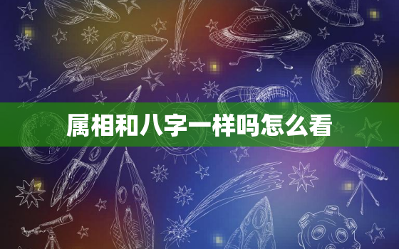 属相和八字一样吗怎么看(如何判断命运是否相似)