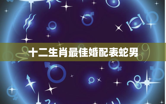 十二生肖最佳婚配表蛇男(寻找最佳伴侣星座配对大揭秘)