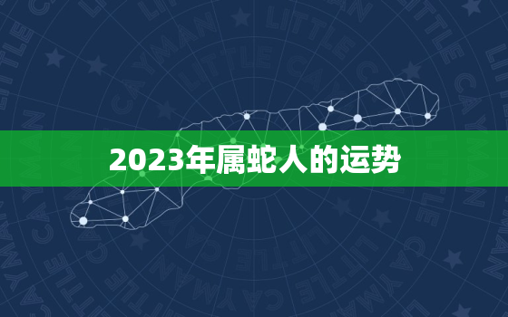 2023年属蛇人的运势(蛇行天下财运亨通)