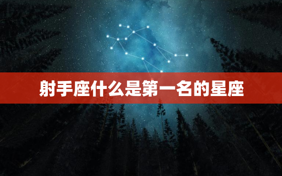 射手座什么是第一名的星座(揭秘射手座最佳配对星座)