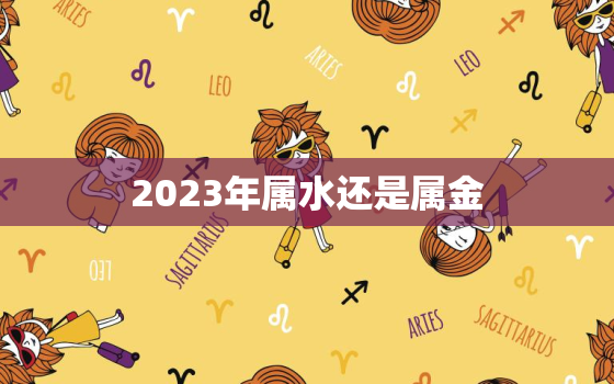 2023年属水还是属金(五行学说解析2023年的运势)