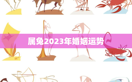 属兔2023年婚姻运势(顺利婚姻幸福美满)