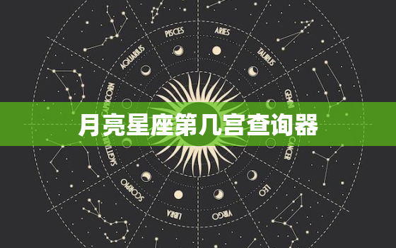 月亮星座第几宫查询器(快速了解你的命盘)