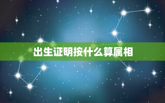 出生证明按什么算属相(如何正确计算你的生肖)