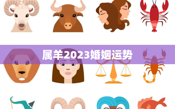 属羊2023婚姻运势(幸福婚姻等待着你)