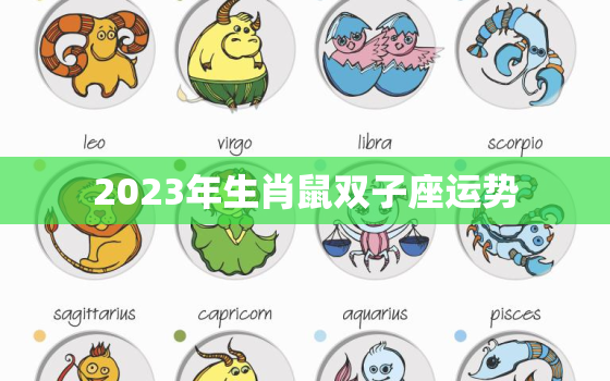 2023年生肖鼠双子座运势，生肖鼠双子座2021年运势大全