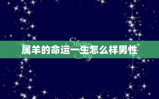 属羊的命运一生怎么样男性(如何在事业和家庭中取得平衡)