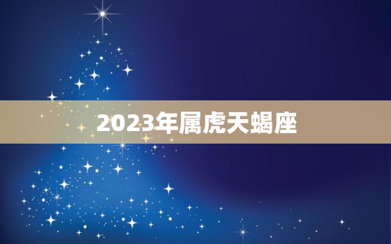 2023年属虎天蝎座，2023年天蝎座全年运势详解