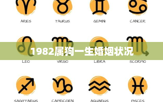 1982属狗一生婚姻状况，82年狗的今年必离婚