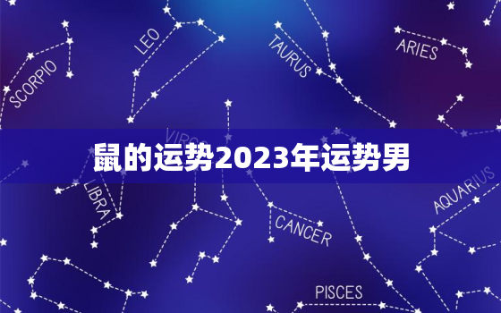 鼠的运势2023年运势男，属鼠人2023年全年运势 男性