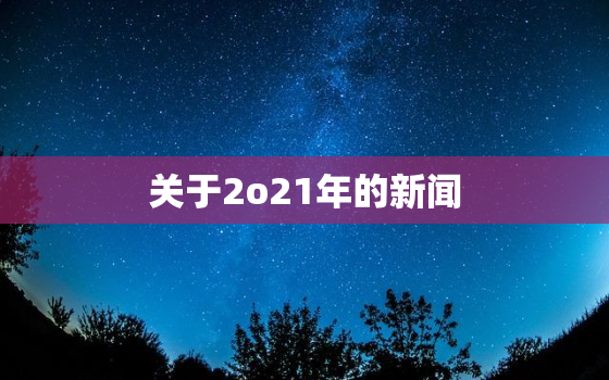 关于2o21年的新闻，关于2021年的新闻稿