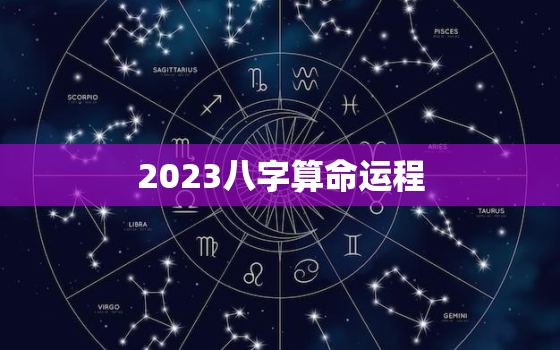 2023八字算命运程，2023年有哪些八字财运好