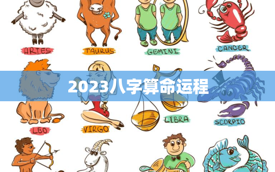 2023八字算命运程，算命2023年运势