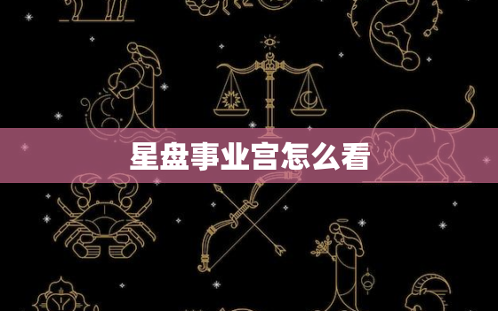 星盘事业宫怎么看，星盘里的事业宫