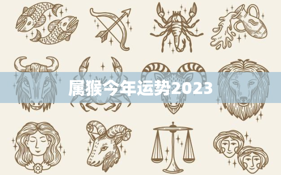 属猴今年运势2023，属猴今年运势2023年运势