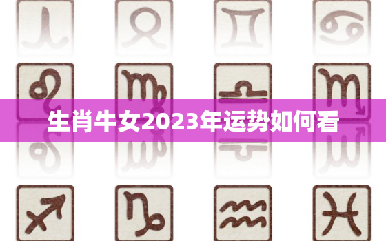 生肖牛女2023年运势如何看，属牛人2023年全年运势详解1985女