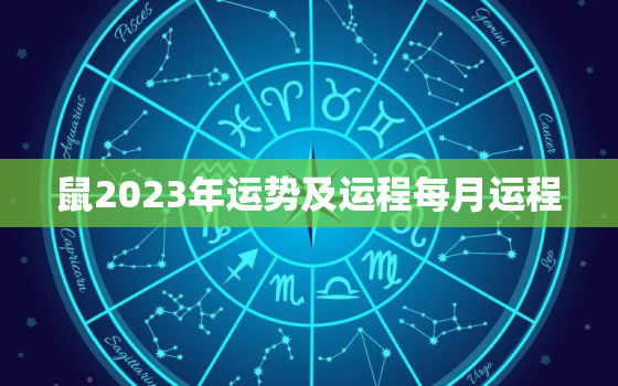 鼠2023年运势及运程每月运程，84年属鼠2023年运势及运程每月运程