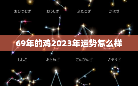 69年的鸡2023年运势怎么样，69年鸡在2022年的运势