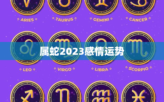 属蛇2023感情运势，属蛇2023年的运势