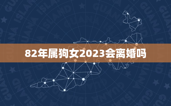 82年属狗女2023会离婚吗，82年属狗女2022年婚姻劫难