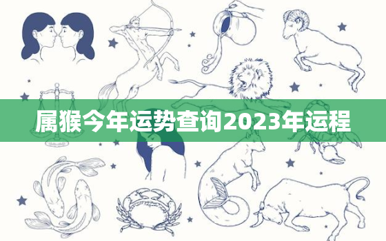 属猴今年运势查询2023年运程，属猴人今年运势2020年运势