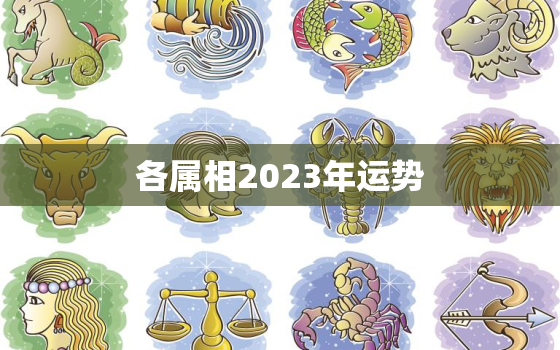 各属相2023年运势，生肖2023年运程