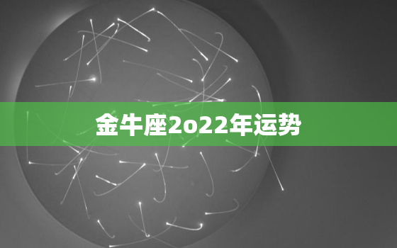 金牛座2o22年运势，金牛座二零二二年运势