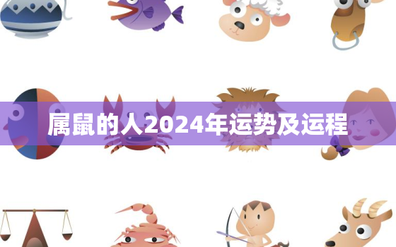 属鼠的人2024年运势及运程，属鼠的人2024年运势及运程详解