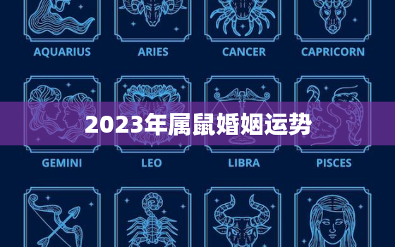 2023年属鼠婚姻运势，属鼠2023年感情运