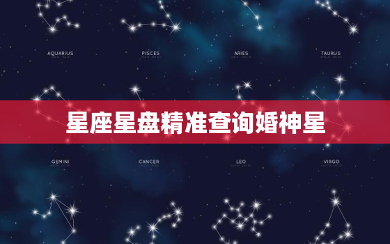 星座星盘精准查询婚神星，星盘查询 婚神星