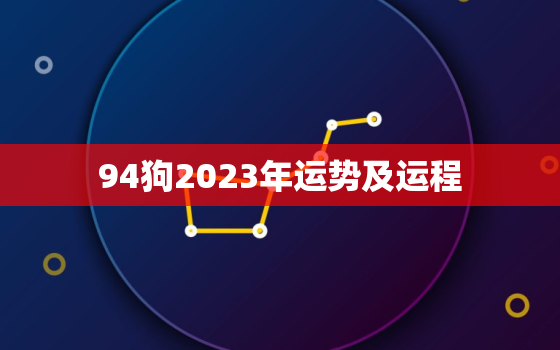 94狗2023年运势及运程，94属狗2023年运势及运程每月运程