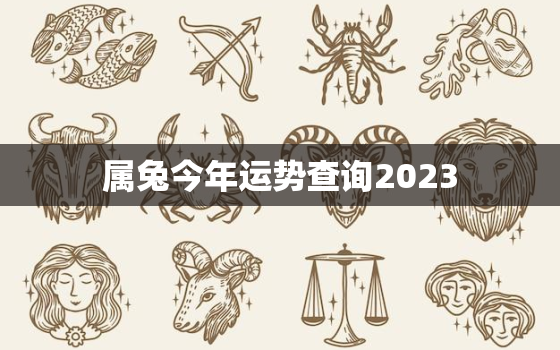 属兔今年运势查询2023，属兔今年运势查询2023年财运