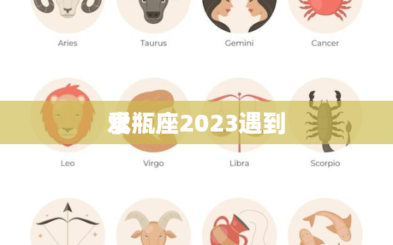 水瓶座2023遇到
爱，2023年水瓶运势