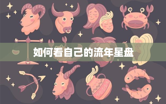 如何看自己的流年星盘，占星流年盘怎么看