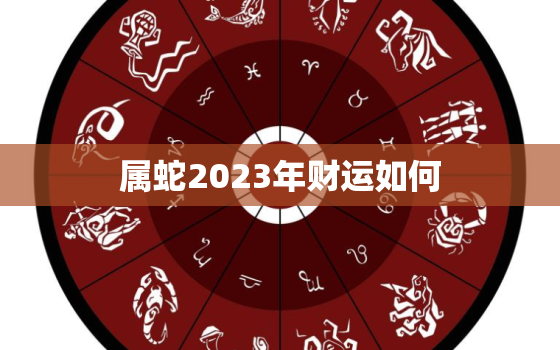 属蛇2023年财运如何，属蛇人2023年运势
