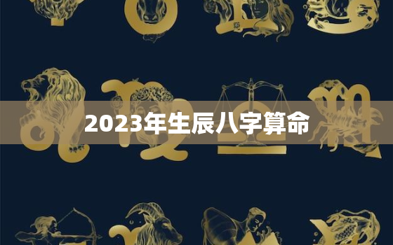 2023年生辰八字算命，2023生辰八字算命几斤几两对照表