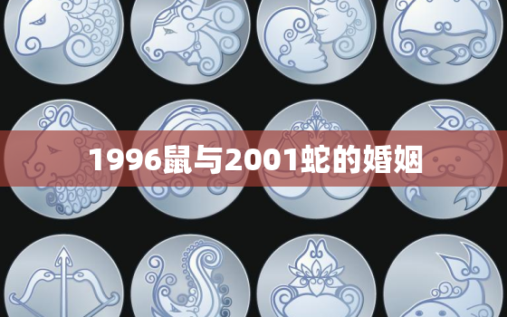 1996鼠与2001蛇的婚姻，96年鼠男和01年女蛇婚姻配吗