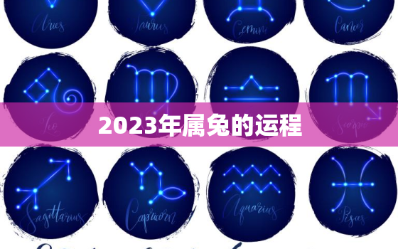 2023年属兔的运程，属兔人的命运