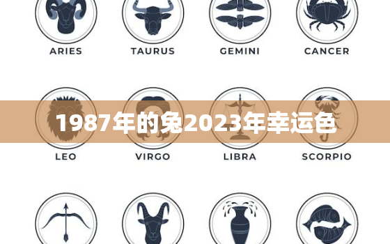 1987年的兔2023年幸运色，1987年兔在2021年的幸运颜色