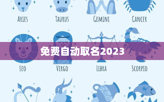 免费自动取名2023，免费自动取名2022