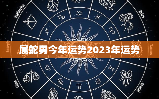 属蛇男今年运势2023年运势，属蛇男2023年命运如何