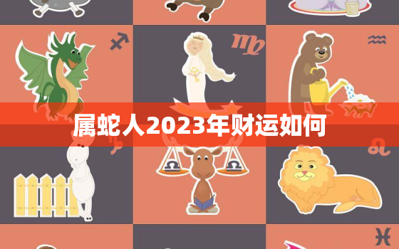 属蛇人2023年财运如何，属蛇人2023年运势
