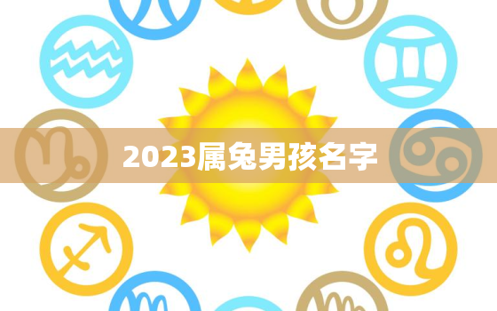 2023属兔男孩名字，2023年属兔男孩的是什么命