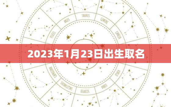 2023年1月23日出生取名，2023年1月23号