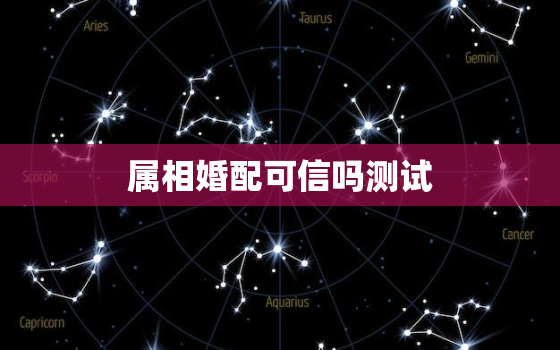 属相婚配可信吗测试，属相的配对测试婚姻